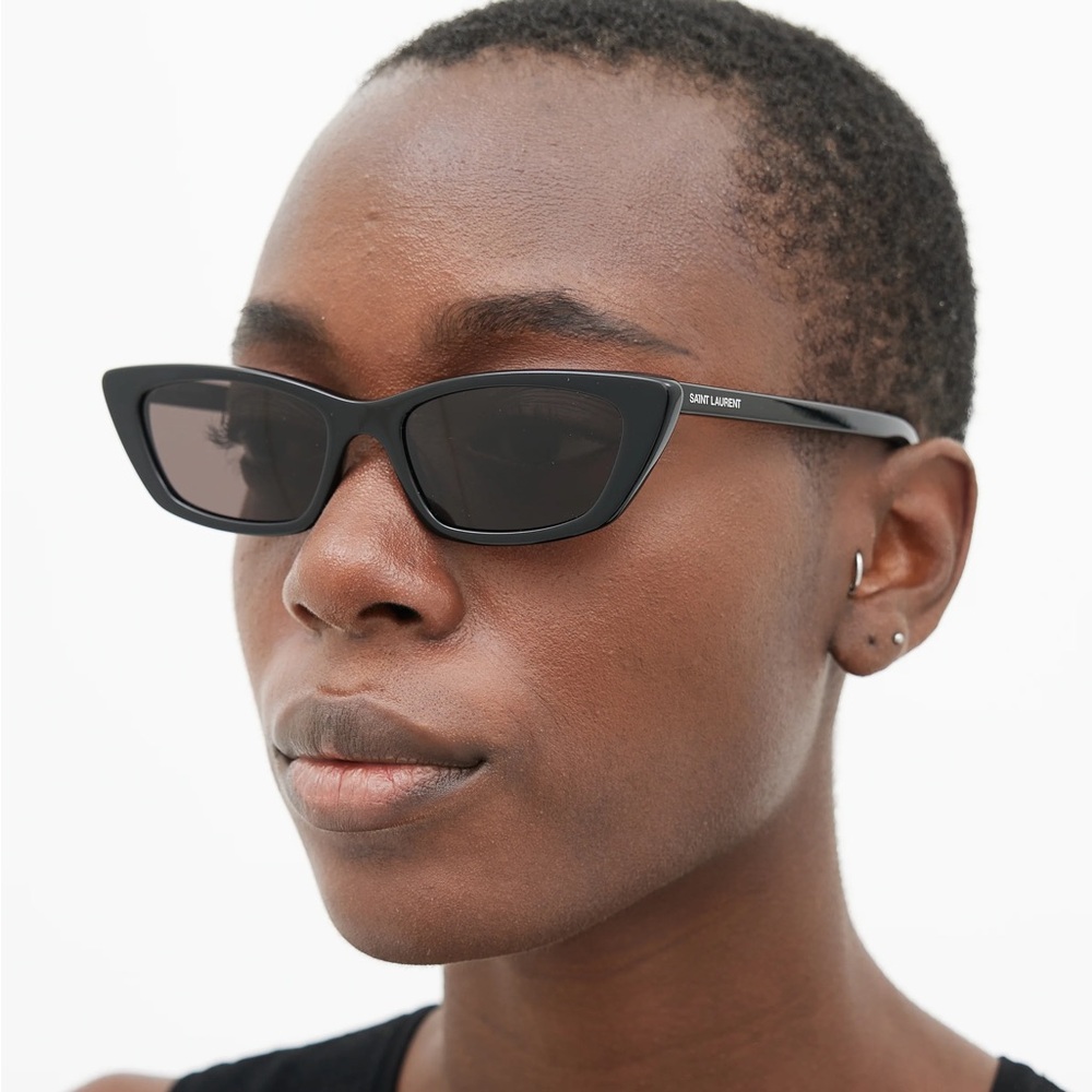 Saint Laurent Cateye Sunglasses SL277 in White